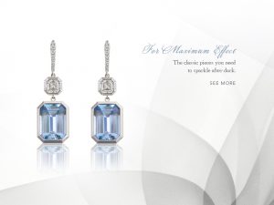 Silverhorn Jewelers aquamarine diamond earrings