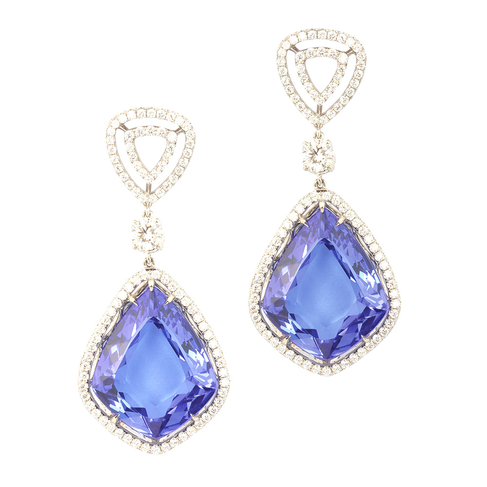 tanzanite-earrings | Silverhorn Jewelers Santa Barbara
