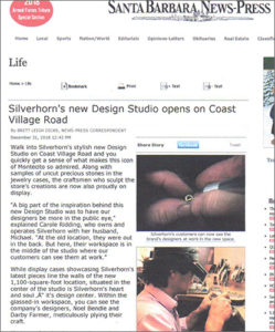 Santa Barbara News Press Silverhorn Jewelers