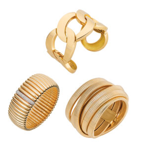 Silverhorn gold cuff bracelets