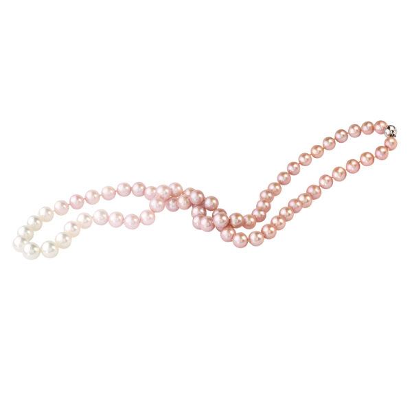 fresh water ombre pearl necklace