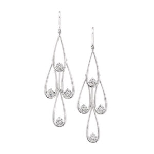 Silverhorn diamond earrings
