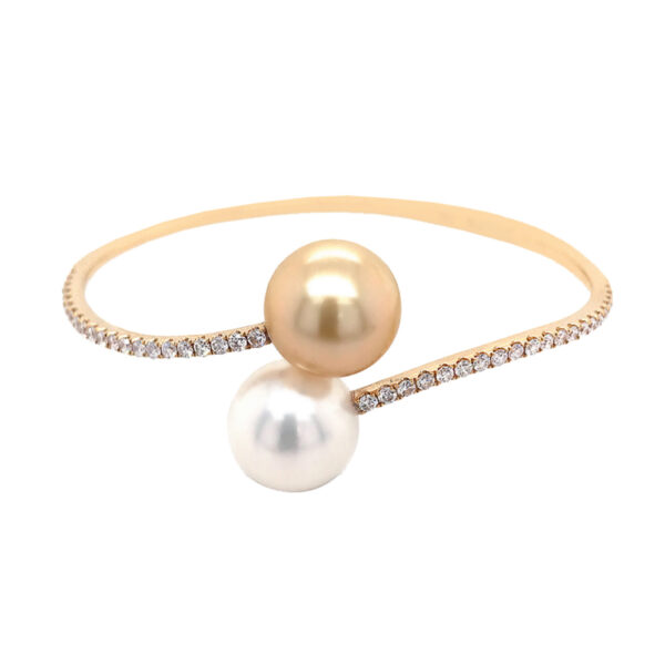 Silverhorn gold and pearl bracelet