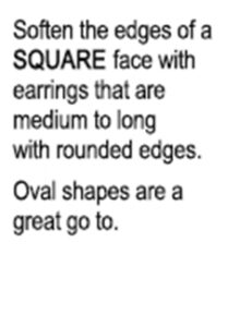how to choose the right earrings for your face - square