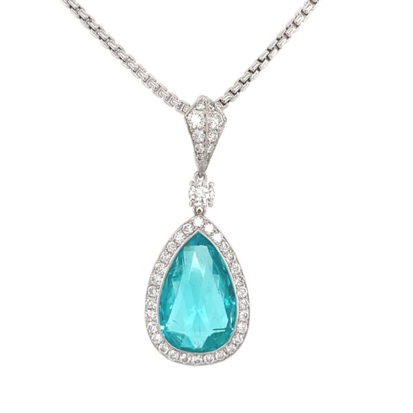 Brazilian Paraiba Tourmaline Pendant