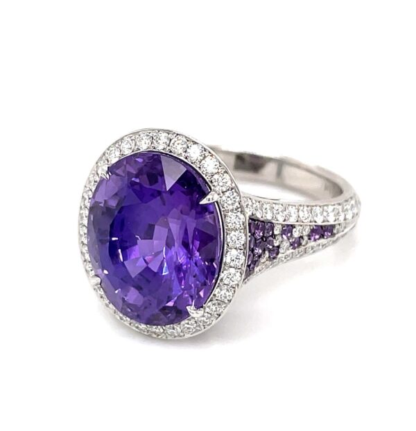 Violet Sapphire Ring