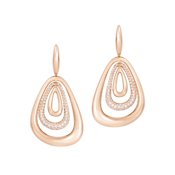 Silverhorn Jewelers 18kt yellow gold dangle earrings with diamonds