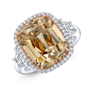 Fancy Yellowish Brown Diamond Ring