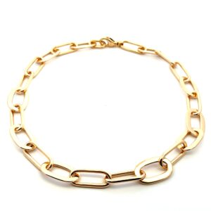 18 karat yellow gold collar