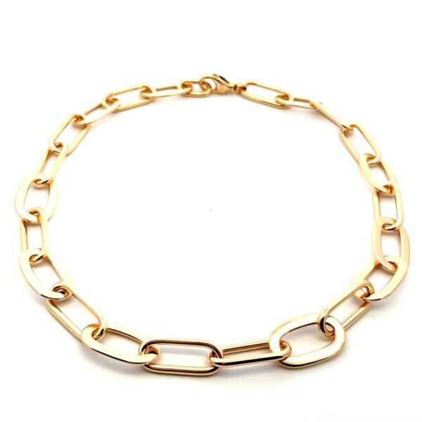 18 karat yellow gold collar