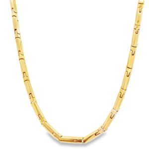 18 karat yellow gold necklace